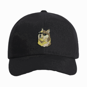 Baseball Cap DOGE Face Logo
