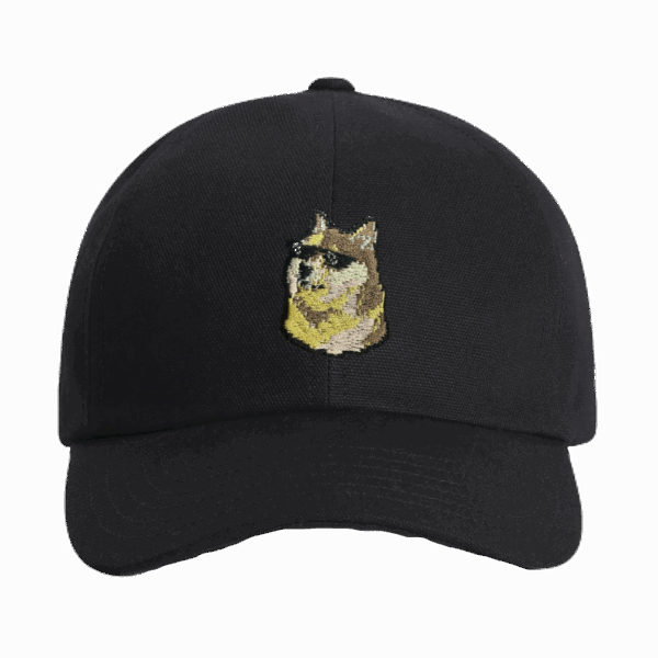 Baseball Cap DOGE Face Logo